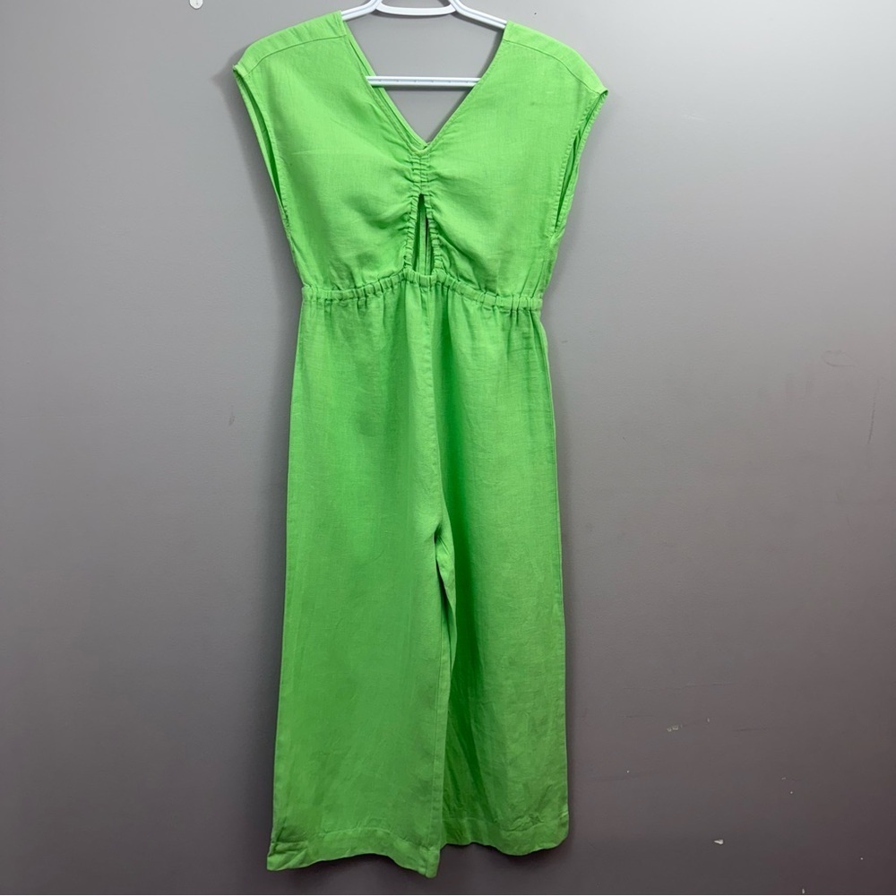 Zara 100% Linen Jumpsuit Size 11-12